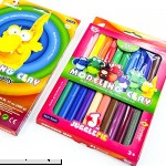 JUGGLEPIE Colorful Modeling Clay for Kids | Art Toys for Creative Children Soft and Easy to Mold Non-Hardening Non-Toxic and Never Dries Out – Over One Pound of Clay – 24 Color Sticks  B07D9MMHW1